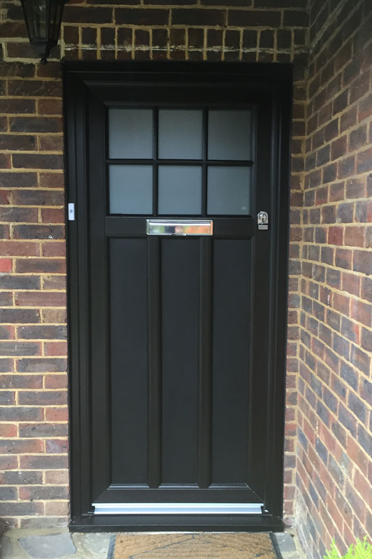 Golden Oak Single Door From A.J Forward Home Improvements