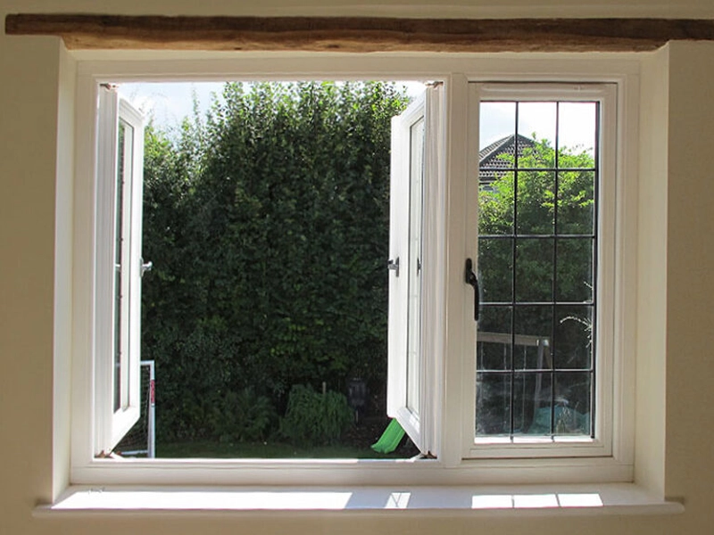 french-windows-one-large-window-on-latch-and-one-small-closed-window-fitted-in-bracknell