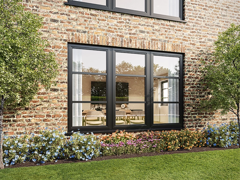 aluminium-heritage-windows-brick-wall-with-large-window-with-secure-metalic-framing-fitted-in-oakham